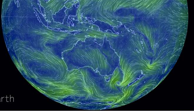Earth showing Indian and South Pacific Oceans ©  SW
